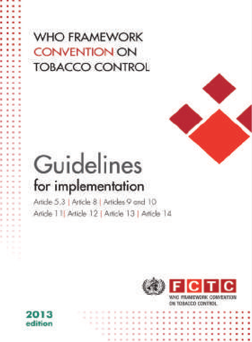 WHO FCTC: A Comprehensive Package of Measures SEATCA